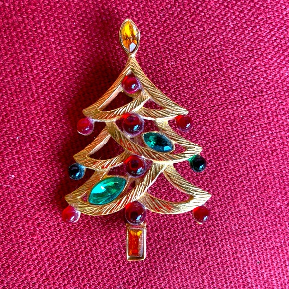 Vintage Holiday/Christmas Brooches- Set of 4 - Picture 5 of 6